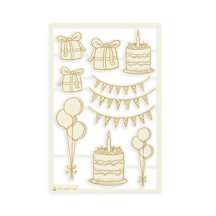 P13 Woodland Cuties - Chipboard Embellishments #3